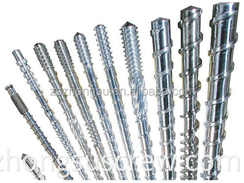 Hard chrome plating PVC single screw and barrel for extruder machine